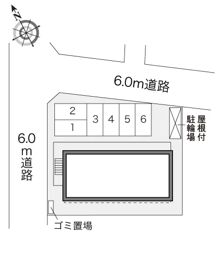 ★手数料０円★泉大津市東豊中町　月極駐車場（LP）